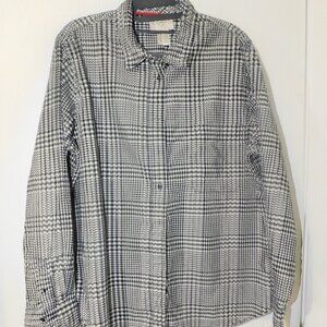Womens Black and White S Johns Bay Blouse  sz XXL